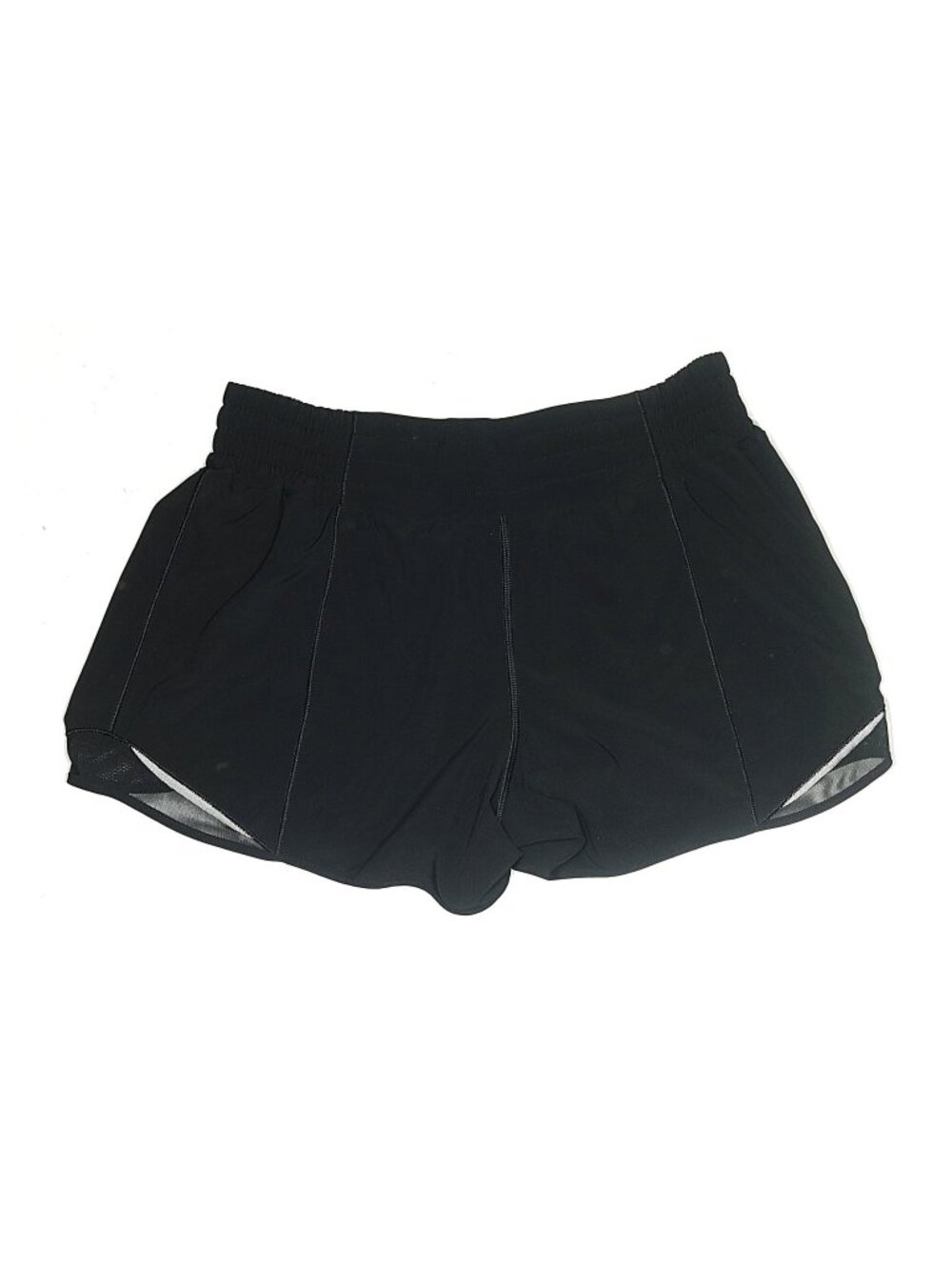 Lululemon Hotty Hot Short Black sz 6 tall  ,  lined EUC Gym Run Tennis